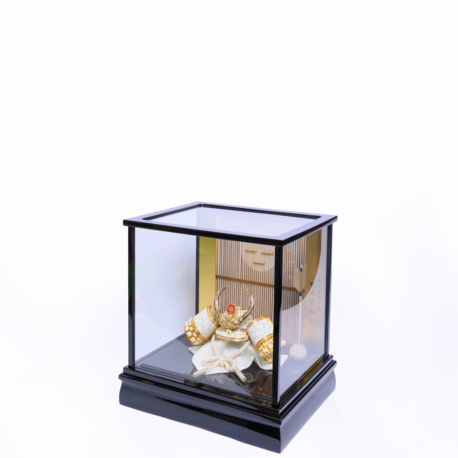 白甲州印伝蜻蛉柄5号武田信玄兜駿河千筋ケース飾り2写真