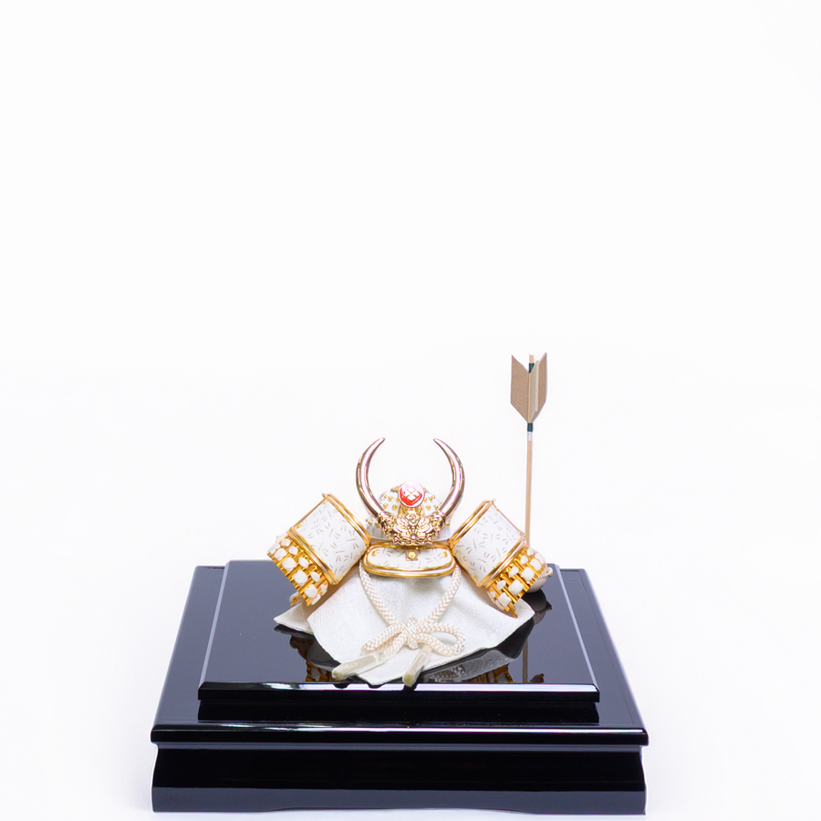 白甲州印伝蜻蛉柄5号武田信玄兜駿河千筋ケース飾り3写真