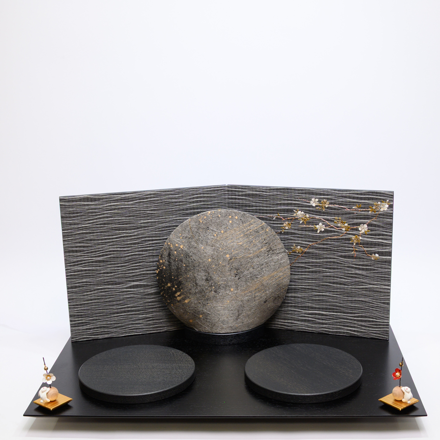 甲州印伝小桜柄雛　切替衣装　moon style　B type4写真