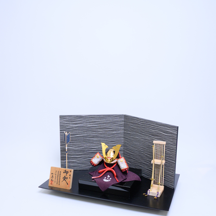 加藤鞆美作　国宝楯無の鎧小桜威4分の1兜オリジナルセット2写真