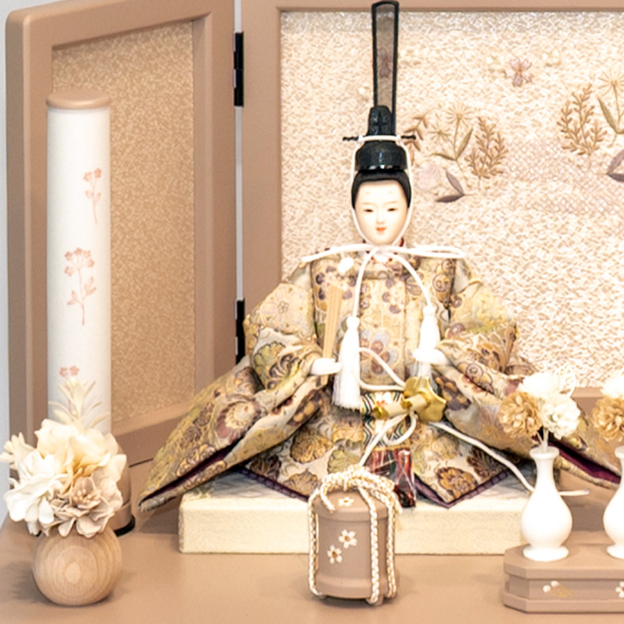 モカ親王飾り収納れいめいセット3写真
