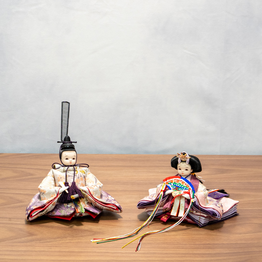 ぴっころシリーズ　正絹衣装　柳桜樹収納セット4写真