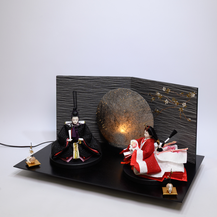 甲州印伝小桜柄雛 moon style A type2写真