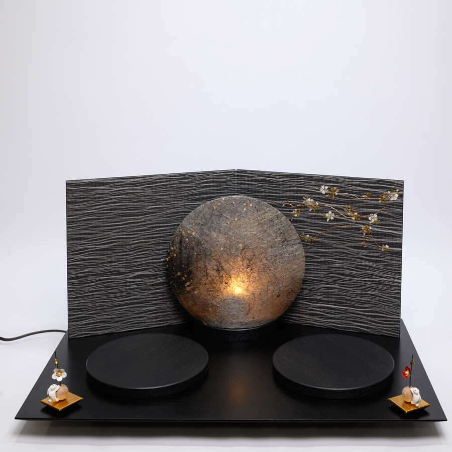 甲州印伝小桜柄雛 moon style A type4写真