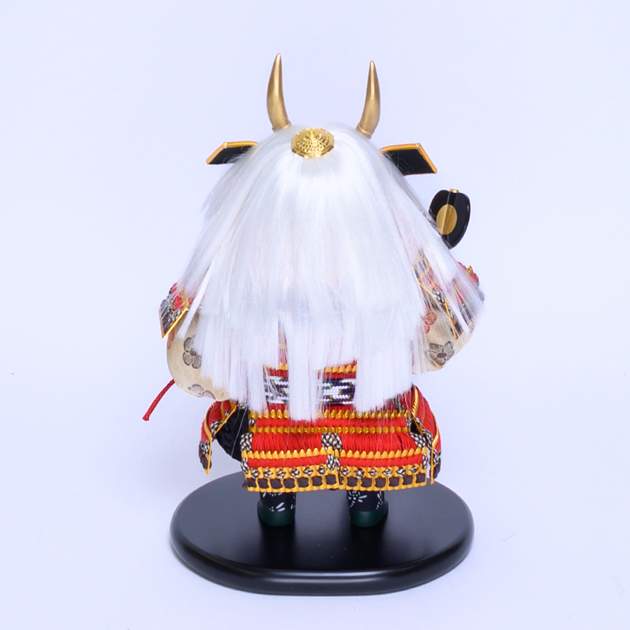 甲州印伝武田信玄稚児大将　麻の葉アクリルケース飾り4写真