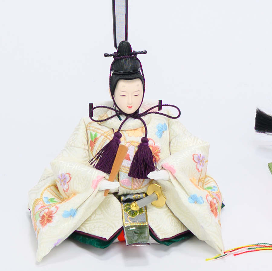 ピッコロシリーズ　月に桜空親王飾セット3写真