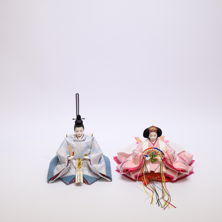 甲州印伝小桜柄切替衣装親王　White Edition 553写真