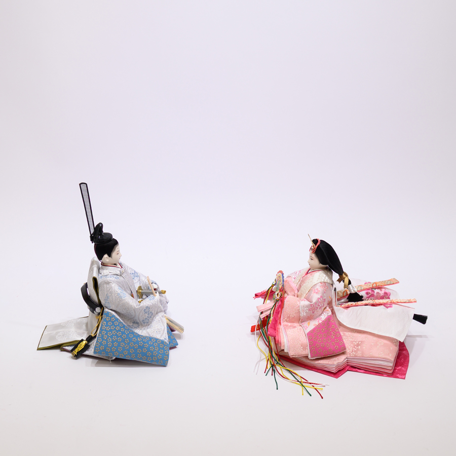 甲州印伝小桜柄切替衣装親王　White Edition 554写真