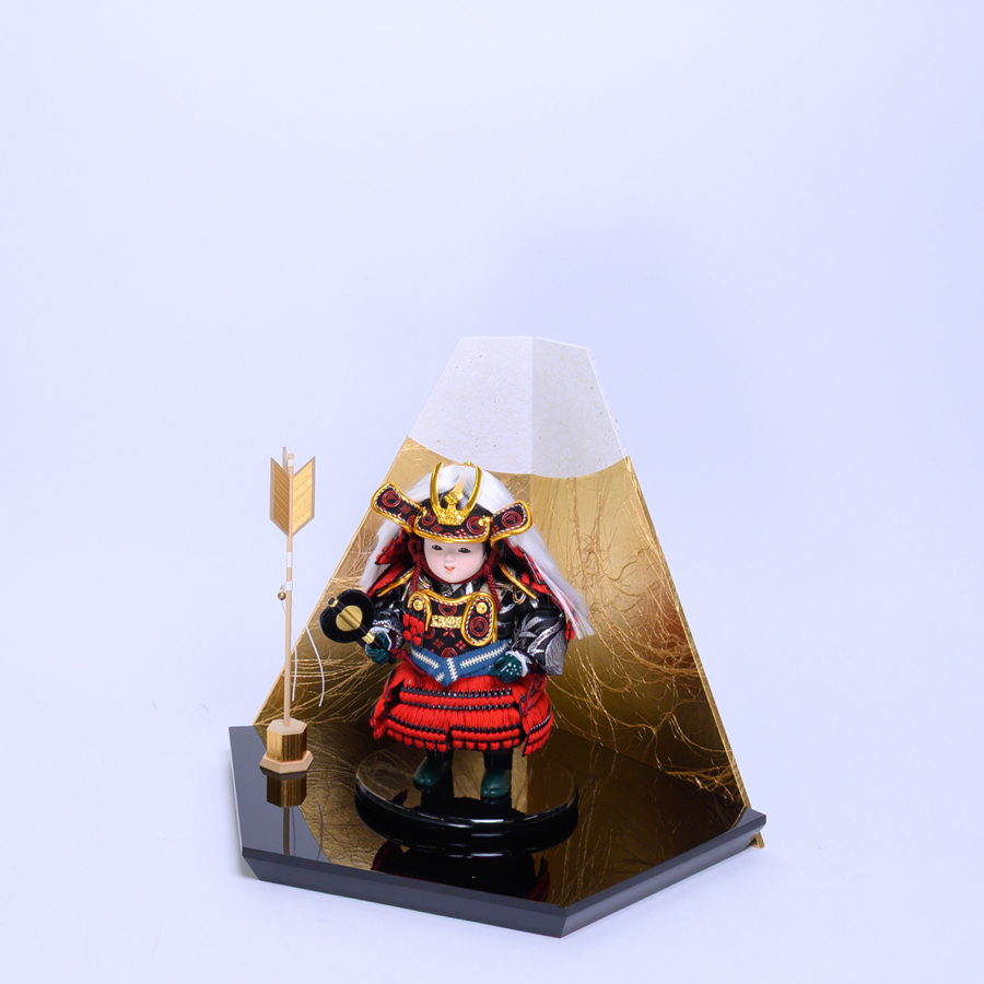 甲州印伝富士山柄武田信玄稚児大将健金富士山セット2写真