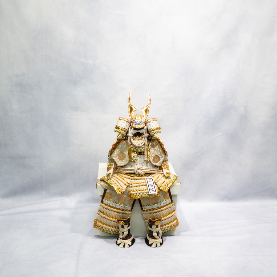白甲州印伝蜻蛉柄3号出世鎧金龍虎鎧セット4写真
