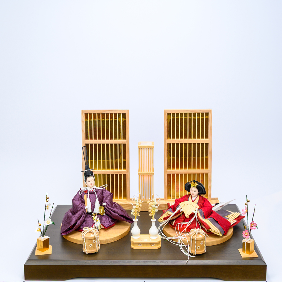 koumeシリーズ　和音織華雛親王飾りセット1写真