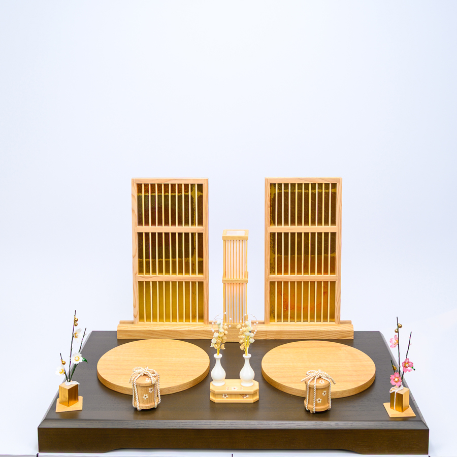 koumeシリーズ　和音織華雛親王飾りセット2写真