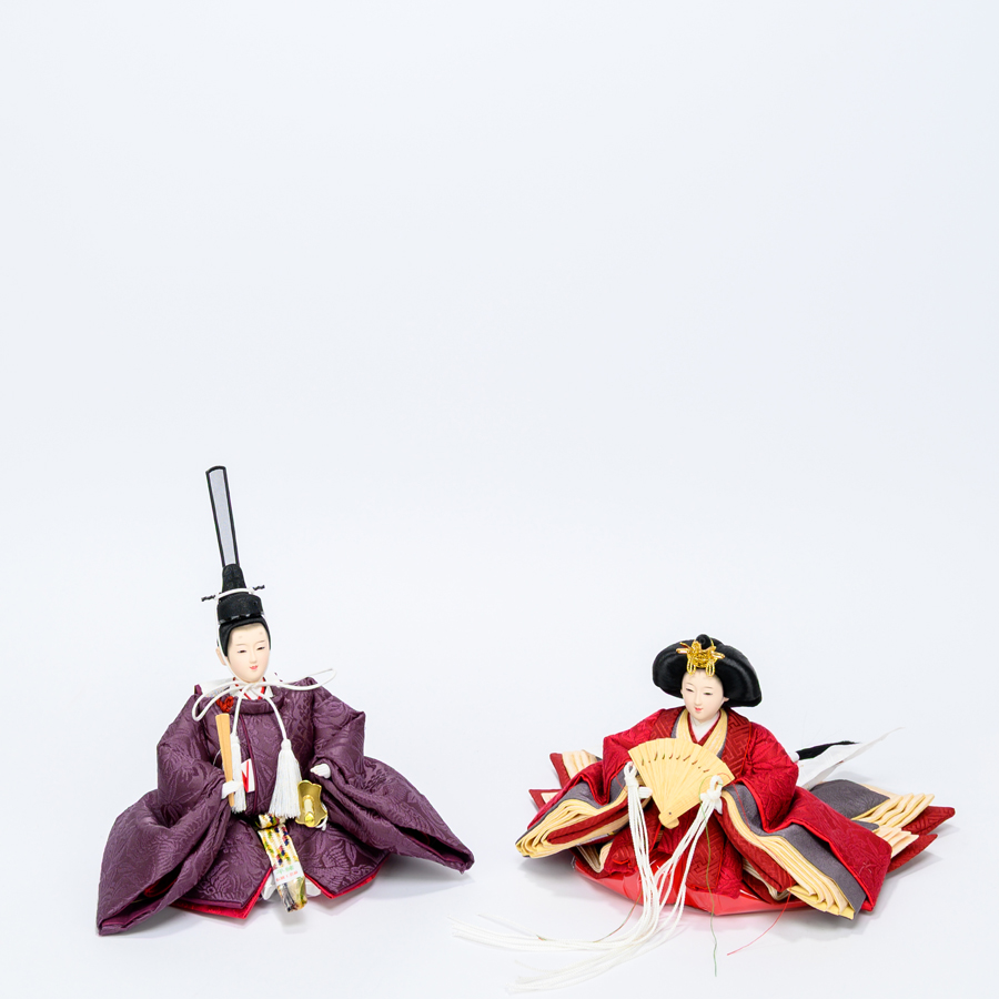 koumeシリーズ　和音織華雛親王飾りセット4写真