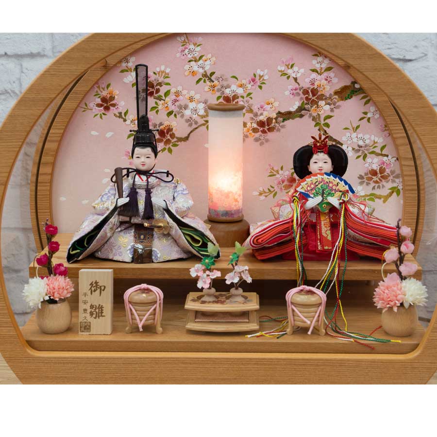 円形型アクリルケースセット　翠美3写真