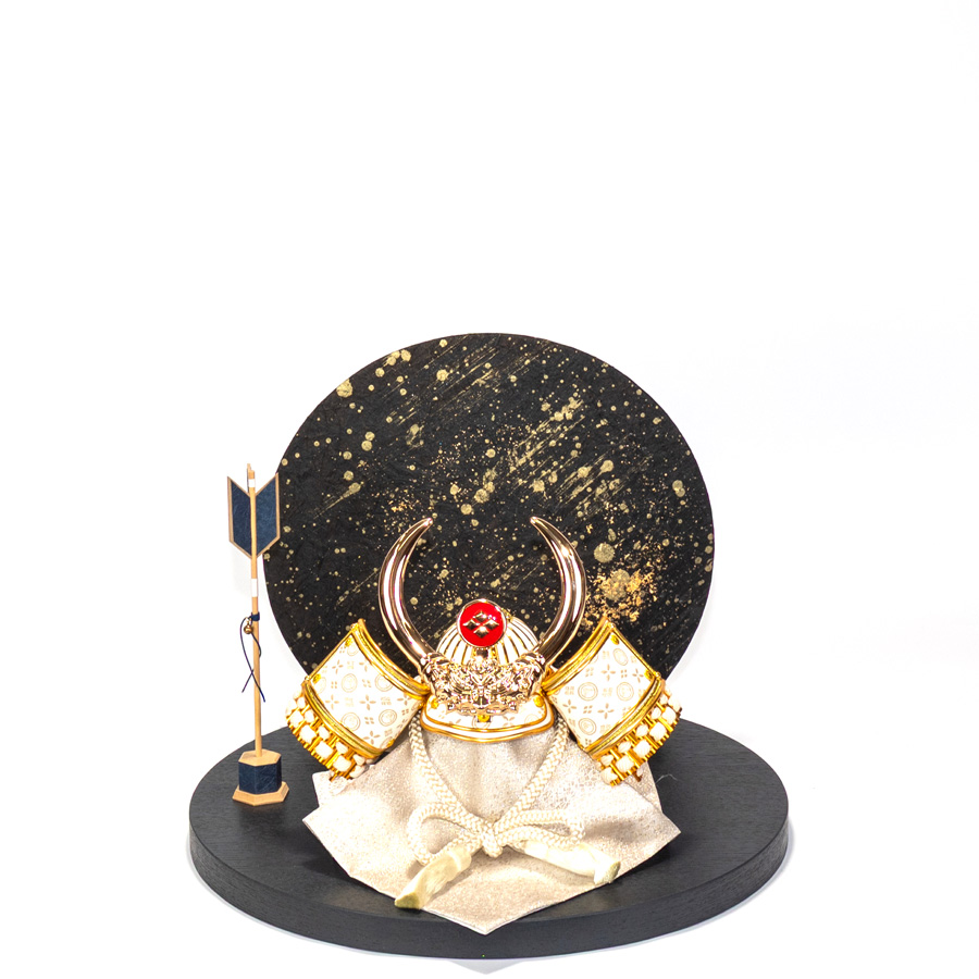 白甲州印伝富士山柄武田信玄兜BlackStyleセット