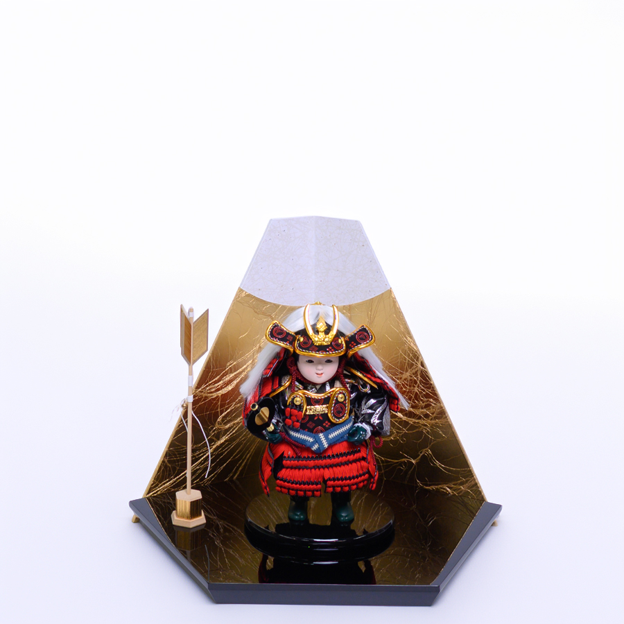 甲州印伝富士山柄武田信玄稚児大将健金富士山セット1写真