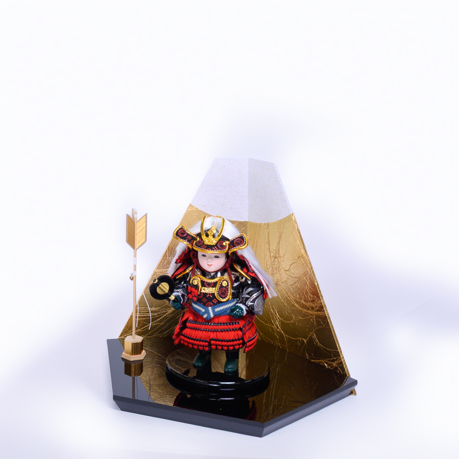 甲州印伝富士山柄武田信玄稚児大将健金富士山セット2写真