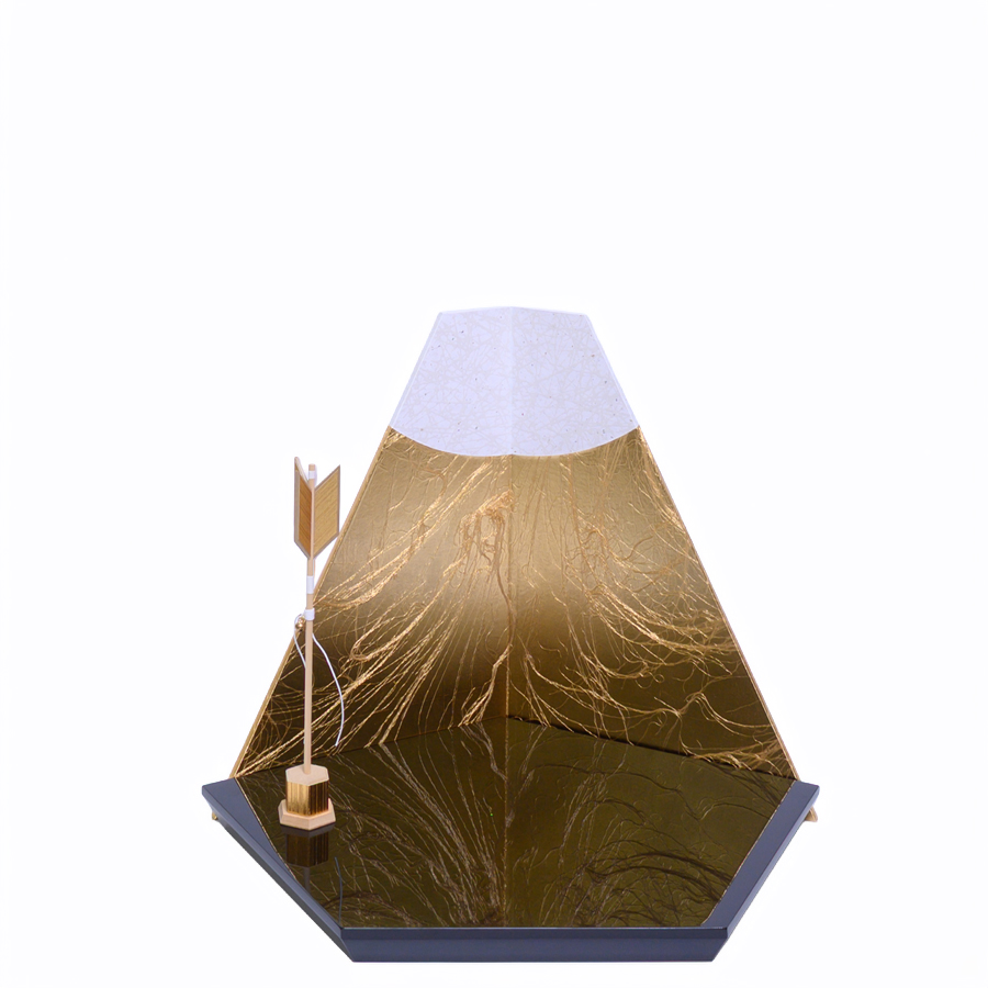 甲州印伝富士山柄武田信玄稚児大将健金富士山セット3写真