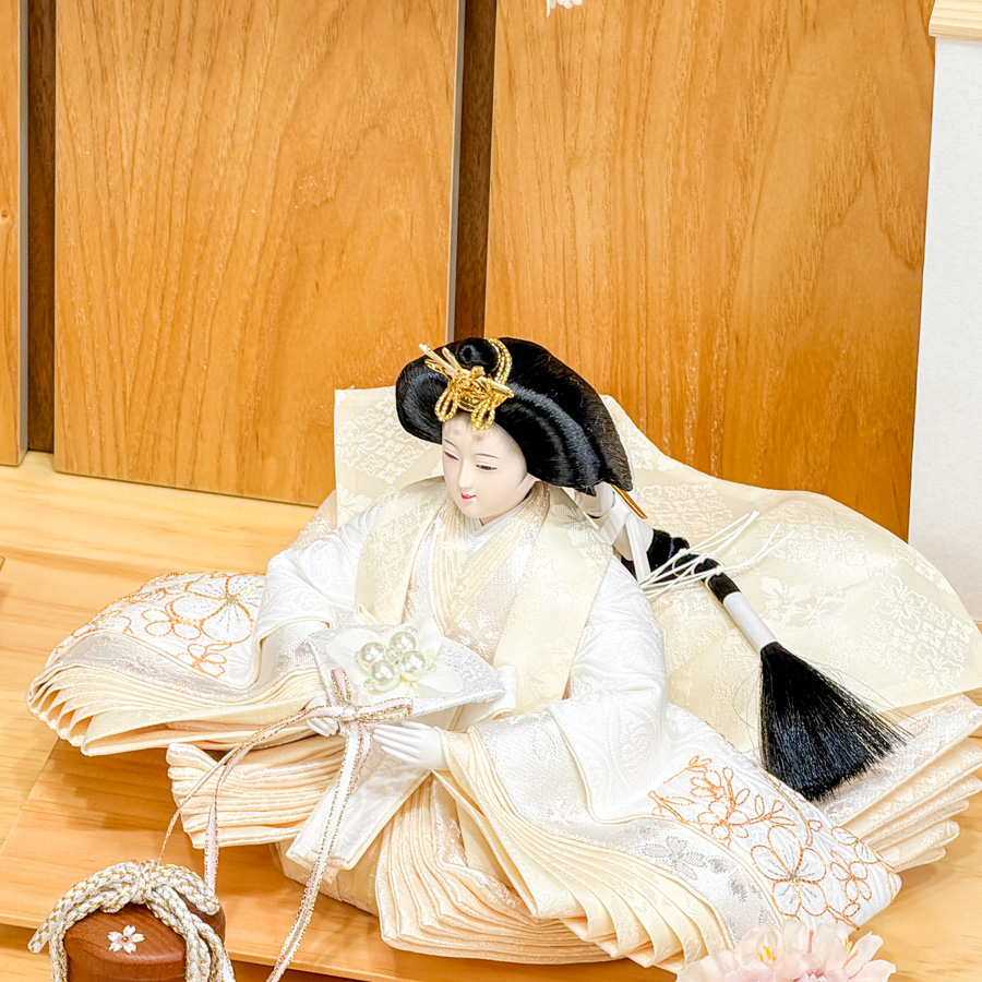 ピッコロシリーズ５８cn親王飾りセット　fuwari4写真